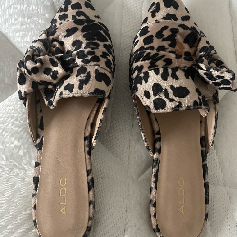 Aldo Women's Leopard Print Mules